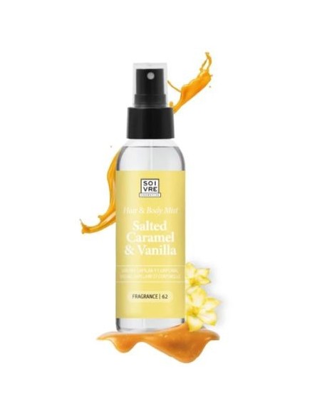 SOIVRE COSMETICS HAIR BODY MIST SALTED CARAMEL VAINILLA Nº 62 SPRAY 100 ml