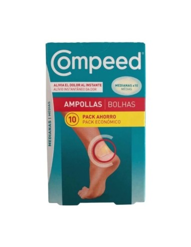 COMPEED AMPOLLAS MEDIANAS PACK AHORRO 10U