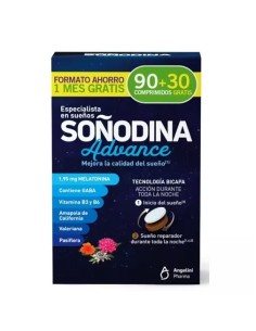 SOÑODINA MELATONINA BICAPA 90+30 COMP