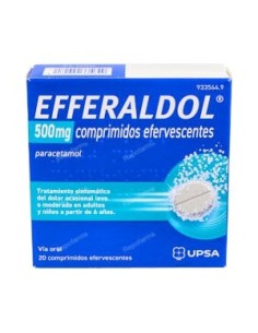 EFFERALDOL 500 MG 20 COMPRIMIDOS EFERVESCENTES