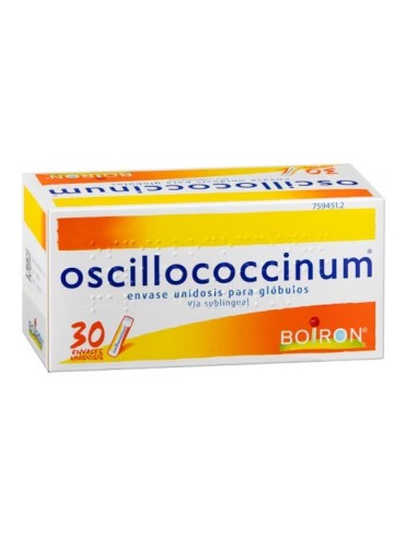 OSCILLOCOCCINUM BOIRON GLOBULOS 30 ENVASES UNIDOSIS 1 G