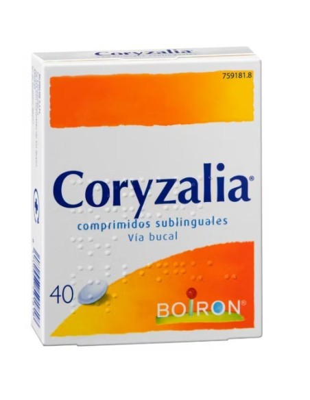 CORYZALIA 40 COMPRIMIDOS SUBLINGUALES