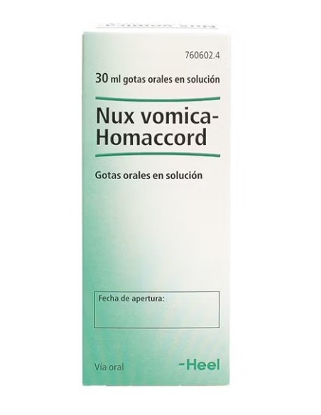 NUX VOMICA HOMACCORD GOTAS 30ML