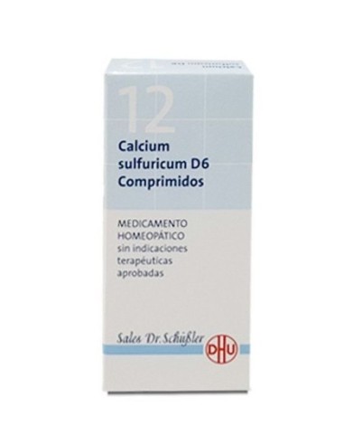 DHU CALCIUM SULFURICUM D6 Nº 12 80 COMPRIMIDOS
