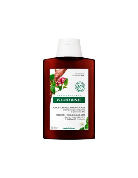 KLORANE CHAMPU CABELLOS DEBILITADOS Y CAIDA CON QUININA 400 ML