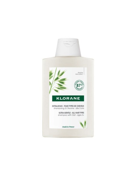 KLORANE CHAMPU EXTRASUAVE A LA LECHE DE AVENA  400 ML