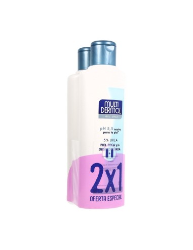 Multidermol Urea Gel 750 ml Pack 2x1