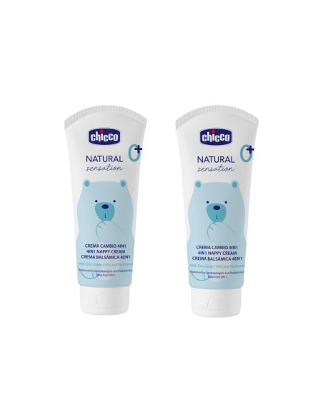 CHICCO NATURAL SENSATION CREMA BALSAMICA 4 EN 1 2 TUBOS 100 ML BIPACK