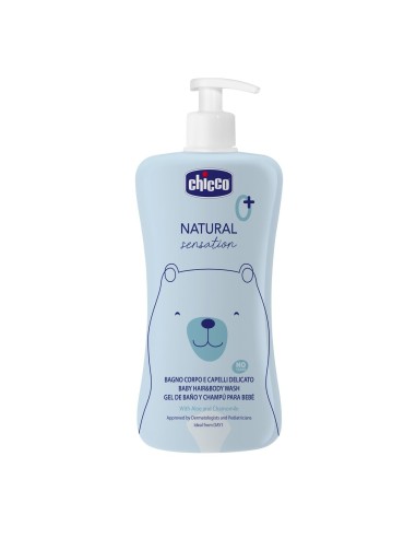 CHICCO GEL Y CHAMPÚ NATURAL SENSATION 500 ML