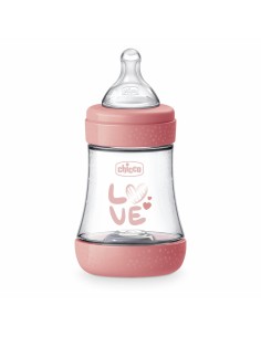 CHICCO BIBERON PERFECT 5 150 ML +0 MESES FLUJO LENTO ROSA