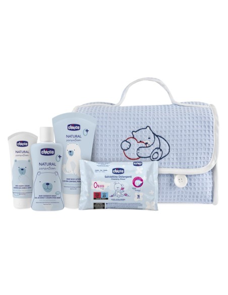 Chicco Bolsa Cosmética Piqué Azul