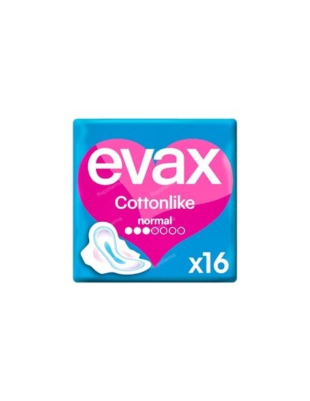 COMPRESAS EVAX COTTONLIKE NORMAL CON ALAS 19 UNIDADES
