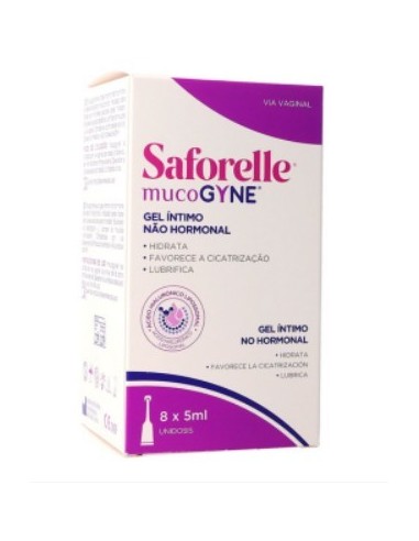 SAFORELLE MUCOGYNE GEL ÍNTIMO 8 CÁNULAS