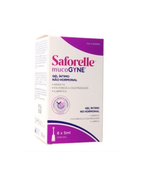 SAFORELLE MUCOGYNE GEL ÍNTIMO 8 CÁNULAS