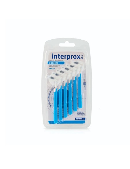 INTERPROX CEPILLO INTERPROXIMAL PLUS CÓNICO 1.7 6 UNIDADES