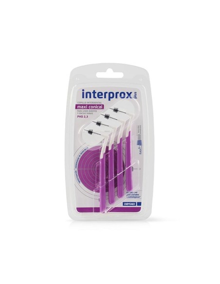 INTERPROX INTERDENTAL MAXI CONICAL 2.3 4 UNIDADES