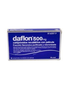 DAFLON 500 MG 30 COMPRIMIDOS RECUBIERTOS