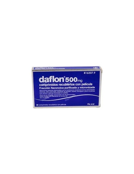 DAFLON 500 MG 30 COMPRIMIDOS RECUBIERTOS