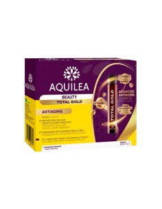 AQUILEA BEAUTY TOTAL GOLD 14 AMPOLLAS BEBIBLES
