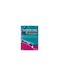GAVISCON FORTE 12 SOBRES SUSPENSION ORAL 10 ml (SABOR FRUTOS DEL BOSQUE)