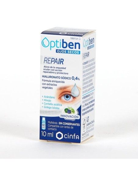 OPTIBEN OJOS SECOS REPAIR MULTIDOSIS 10 ML