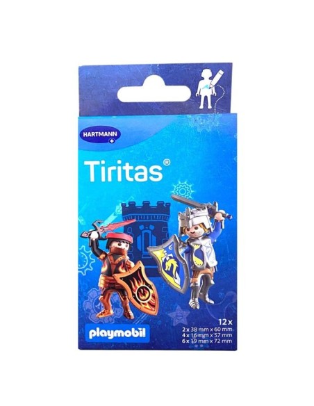 HARTMANN TIRITAS PLAYMOBIL BOYS 12 UNIDADES