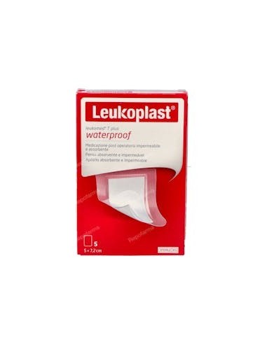 APOSITO POSTQUIRUGICO LEUKOMED T PLUS 5 UNIDADES 7,2 cm x 5 cm