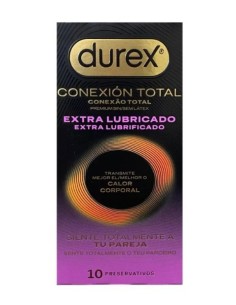 DUREX CONEXION TOTAL EXTRA LUBRICADO 10 PRESERVATIVOS