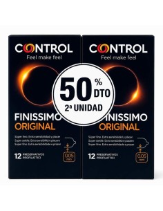 CONTROL FINISSIMO ORIGINAL PRESERVATIVOS 2 ENVASES 12 UNIDADES