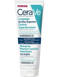 CERAVE LIMPIADOR ARCILLA-ESPUMA CONTROL IMPERFECCIONES 118 ML