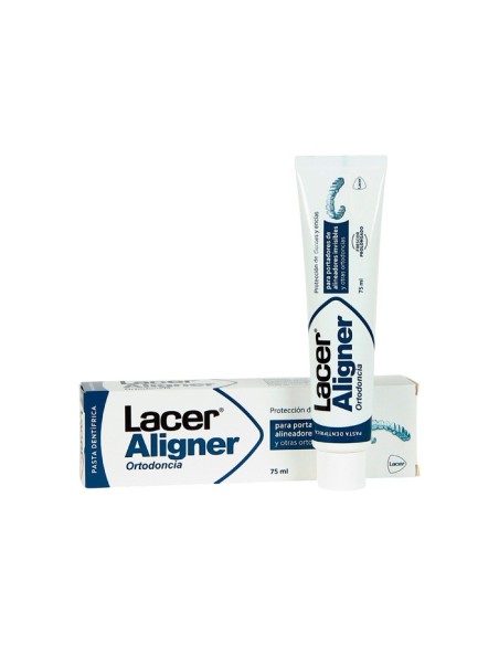 LACER ALIGNER ORTODONCIA PASTA DENTIFRICA SIN COLORACION MENTA 75 ML