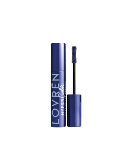 LOVRÉN HYPER COLOR MÁSCARA DE PESTAÑAS AZUL DEFINICIÓN Y VOLUMEN 12 ML