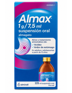 ALMAX 1 G/7.5 ML SUSPENSION 225 ML