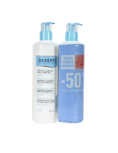 DUPLO DEXERYL CREMA EMOLIENTE 500 ML - 2ª UNIDAD AL 50 %