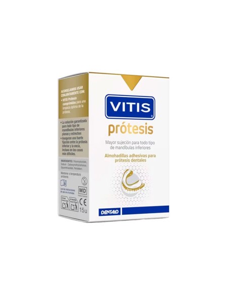 VITIS PROTESIS ALMOHADILLAS ADHESIVAS 15 UNIDADES