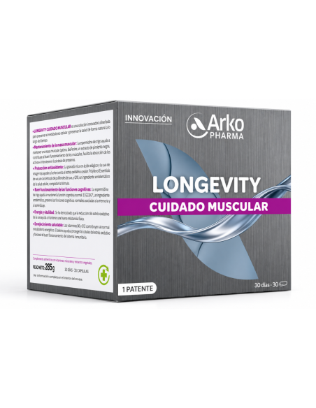 ARKOPHARMA LONGEVITY CUIDADO MUSCULAR 285 G