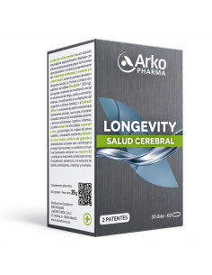 ARKOPHARMA LONGEVITY SALUD CEREBRAL 60 CAPSULAS