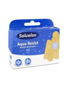 Salvelox Aqua Resist Tiritas de Plástico 40 Unidades