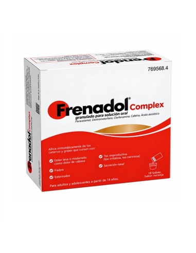FRENADOL COMPLEX 18 SOBRES GRANULADO PARA SOLUCIÓN ORAL