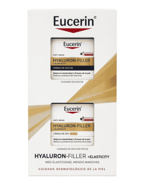 EUCERIN COFRE HYALURON ELASTICITY  CREMA DÍA SPF30 50 ML + CREMA NOCHE 50 ML
