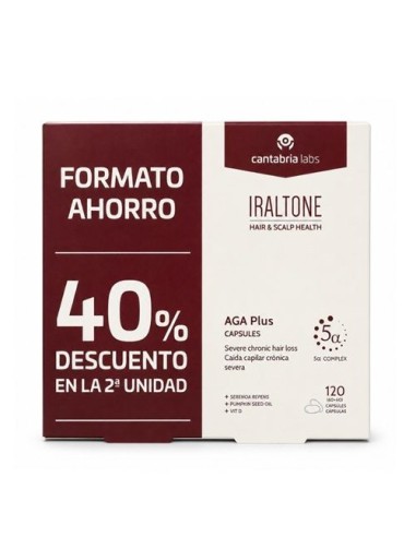 IRALTONE AGA PLUS DUPLO 40% EN LA SEGUNDA UNIDAD