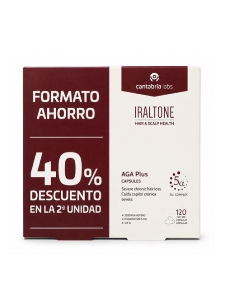 IRALTONE AGA PLUS DUPLO 40% EN LA SEGUNDA UNIDAD