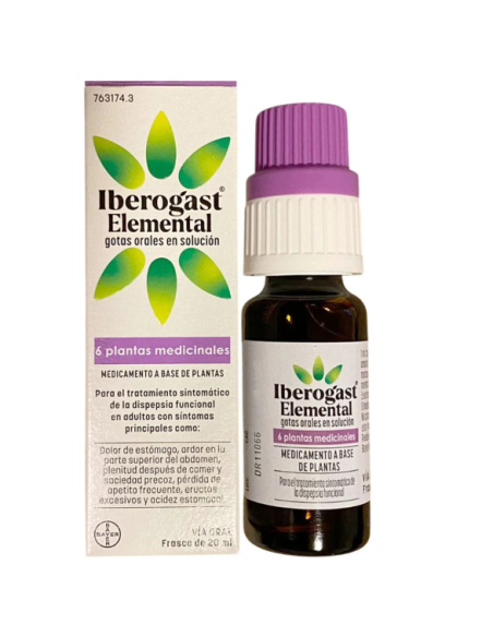 Iberogast Elemental Gotas Orales 20 ml | Digestión