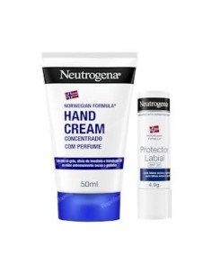 NEUTROGENA PACK CREMA DE MANOS 50ML + BARRA LABIOS SPF20