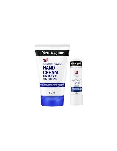 NEUTROGENA PACK CREMA DE MANOS 50ML + BARRA LABIOS SPF20