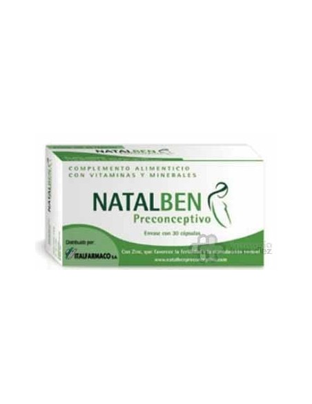 NATALBEN PRECONCEPTIVO  30 CAPSULAS