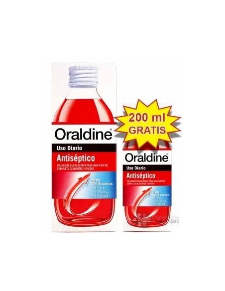 ORALDINE ANTISEPTICO PACK 400 ML + 200 ML