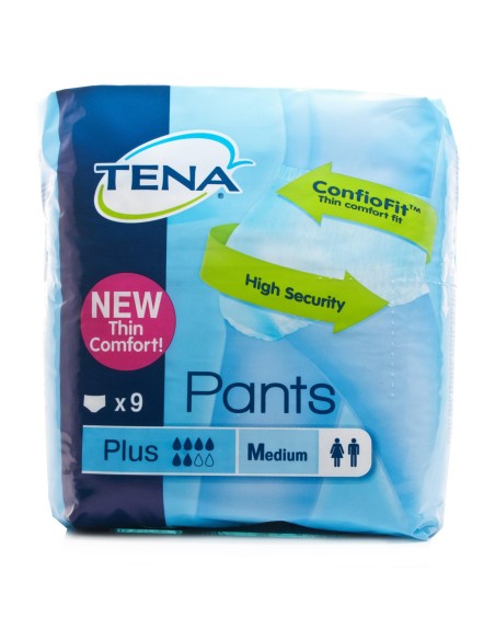 TENA PANTS MEDIUM-LARGE 10 UNIDADES 