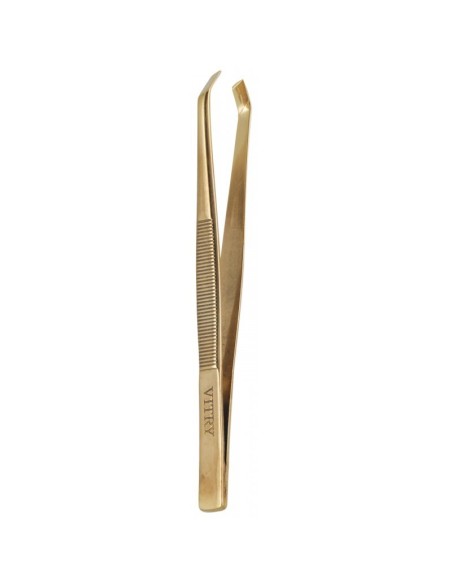 VITRY PINZA CURVA AL BIES DORADA REF.4021