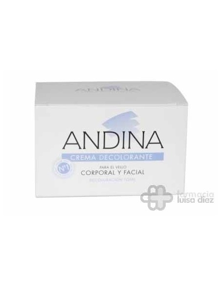 ANDINA CREMA DECOLORANTE PEQUEÑA 30 GRAMOS